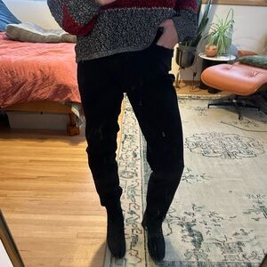 Vintage Jones New York Black Straight Leg Pants